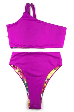 Conjunto Lilás Floral