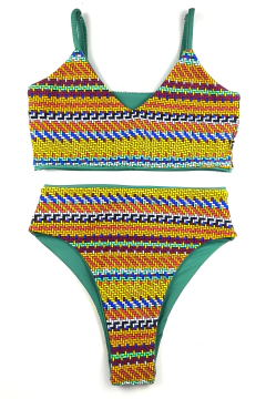 Imagem do Conjunto Dupla Face Verde Quadriculado