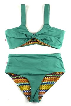 Conjunto Verde Quadriculado Hotpants - comprar online