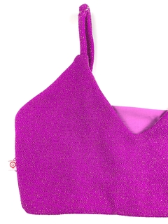 Top V Fúcsia Lurex na internet