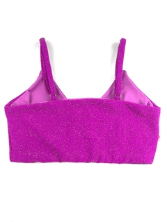 Top V Fúcsia Lurex - Gabiroba