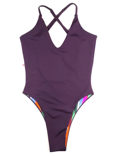 Body Dupla Face Roxo - comprar online