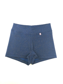 Short Marinho Lurex - comprar online