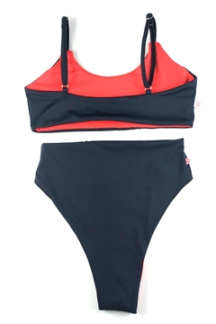 Conjunto Preto e Vermelho - comprar online