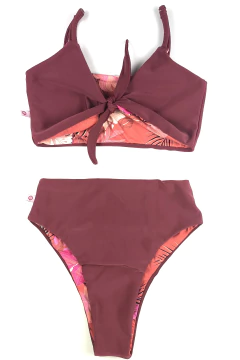 Conjunto Dupla Face Vinho - Gabiroba