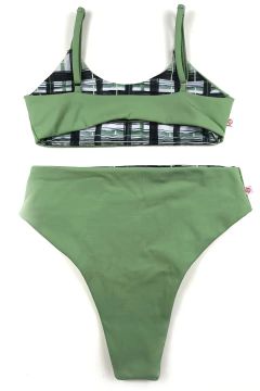 Conjunto Dupla Face Verde Claro - Gabiroba