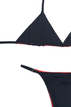 Biquini Preto e Vermelho - comprar online