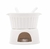 Aparelho De Fondue 4 Peças De Porcelana 400ml Classic Branco - loja online