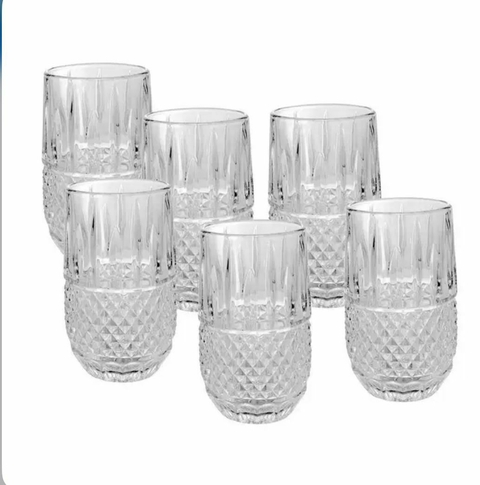 Conjunto 6 Copos Altos De Vidro Glasgow 350ml - Wolff Adicionar aos favoritos