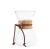 Passador De Café Em Vidro Com Colar De Madeira 400ml Oxford