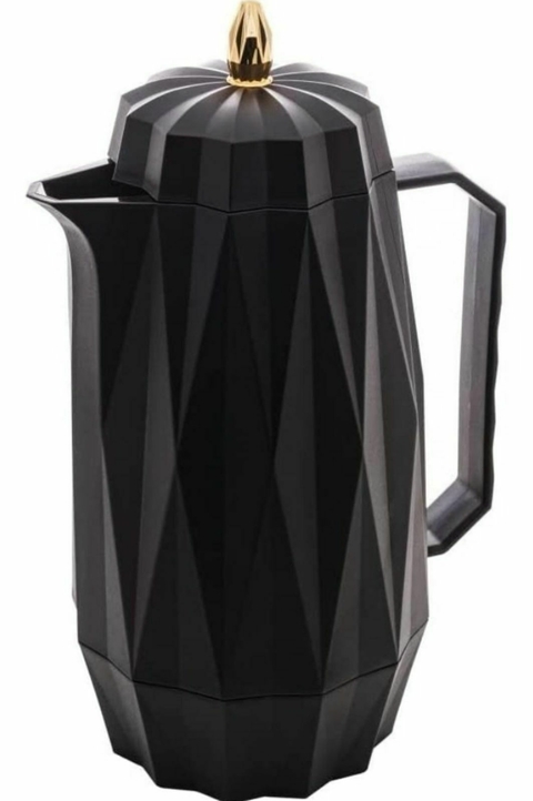 Garrafa Termica Plastico Diamond Preta 1l Lyor - comprar online