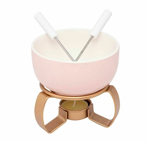 Aparelho de Fondue 4 Peças Aspen Rosa - Lyor - comprar online