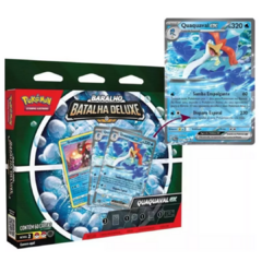 Pokémon Box Baralho De Batalha Deluxe Quaquaval Ex Copag