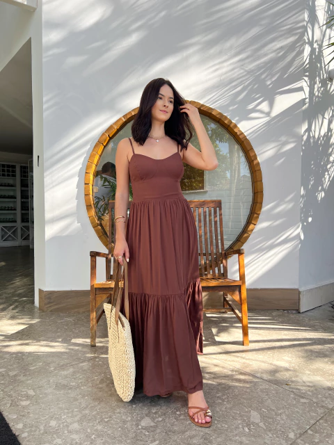 VESTIDO LIBERTY LISO - comprar online