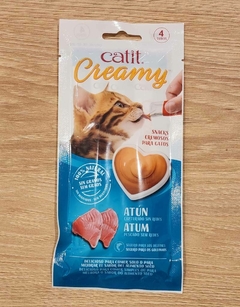 Creamy atun para gatos