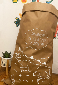Contenedor de papel - juguetero y guarda tutti - Modelo ÑARÓ - Mamapacha Infantil