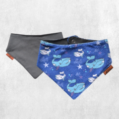 Babero bandana reversible - por unidad - Modelo FRANCA en internet