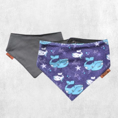 Babero bandana reversible - por unidad - Modelo FRANCA - Mamapacha Infantil
