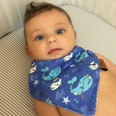 Babero bandana reversible - por unidad - Modelo FRANCA - tienda online