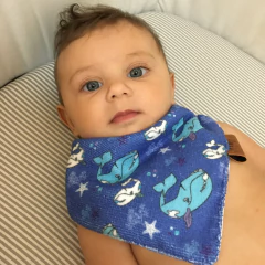 Babero bandana reversible - por unidad - Modelo FRANCA - tienda online