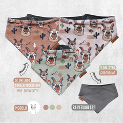 Baberos bandana reversibles - pack x 3 - Modelo PAKA - comprar online