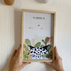 Cuadro de nacimiento - Modelo NAHUEL - comprar online