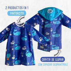 Capita de lluvia y pintorcito (2 en 1) Modelo FRANCA