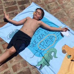 Toallón playero - FRASE - tienda online