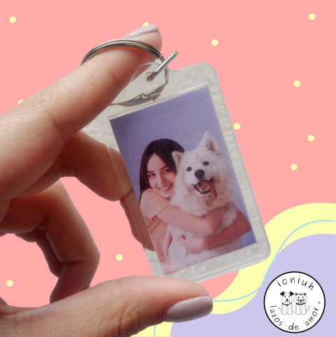 Llavero personalizado con la fotografía de tu mascota | icniuh