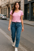 REMERA BASICA ROSA - comprar online