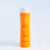 Botella de shampoo Curl Girl Bee Curly, de color naranja, con etiqueta blanca que indica "1 SHAMPOO" y "Sulfate Free".