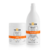 Conjunto de productos de cuidado capilar Yellow Repair, incluyendo una máscara y un champú, formulados con proteínas de almendra y cacao.