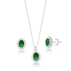 Conjunto Aura Esmeralda - comprar online