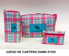 JUEGO DE CARTERA DAMA 01103