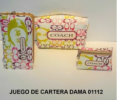 JUEGO DE CARTERA DAMA 01112