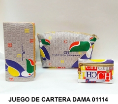 JUEGO DE CARTERA DAMA 01114