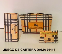 JUEGO DE CARTERA DAMA 01116