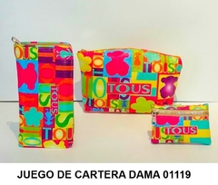 JUEGO DE CARTERA DAMA 01119