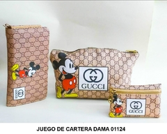 JUEGO DE CARTERA DAMA 01124