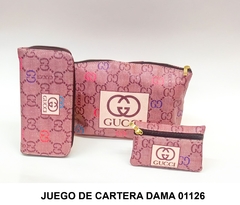 JUEGO DE CARTERA DAMA 01126