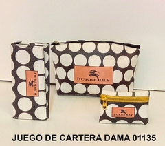 JUEGO DE CARTERA DAMA 01135