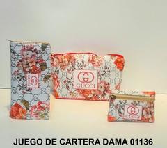 JUEGO DE CARTERA DAMA 01136