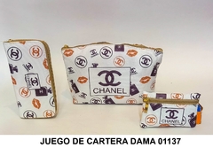 JUEGO DE CARTERA DAMA 01137