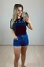 Shorts Jeans Feminino Com a Barra Dobrada na internet