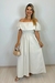 Vestido Feminino em linho com Babados na internet