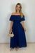 Vestido Feminino em linho com Babados
