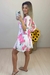 Macaquinho Feminino Curto com Estampa Floral - Moça Charmosa 