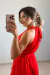 Imagem do Vestido Feminino Longo Gola Alta Com Cinto