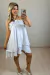 Vestido Curto Babados - Moça Charmosa 