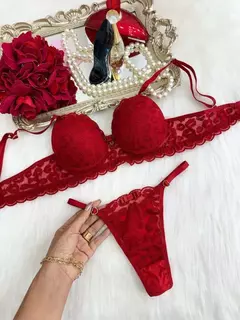 CONJUNTO BEIJO- VERMELHO - comprar online
